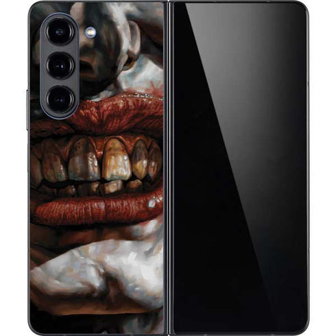 DC Comics Joker Graphic Novel Cover 2008 Art by Lee Bermejo Galaxy Z Fold5 5G Skin